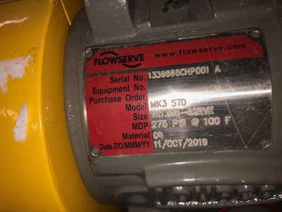 USED Durco Fowserve MK3 STD