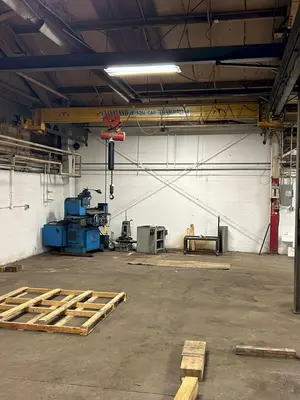 3 TON X 17' CLEVELAND TRAMRAIL UNDERSLUNG BRIDGE CRANE W/3-TON CM LODESTAR HOIST: STOCK #23053