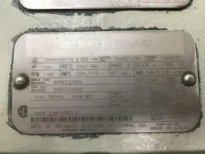 USED RELIANCE ELECTRIC P44G0719B