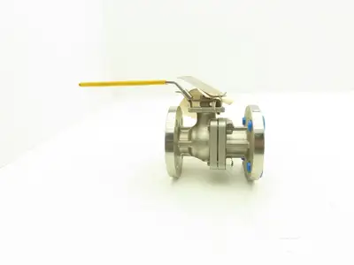 Flow-Tek F15 1" 150 Flanged 2pc Stainless Ball Valve 275psi 316SS/CF8M