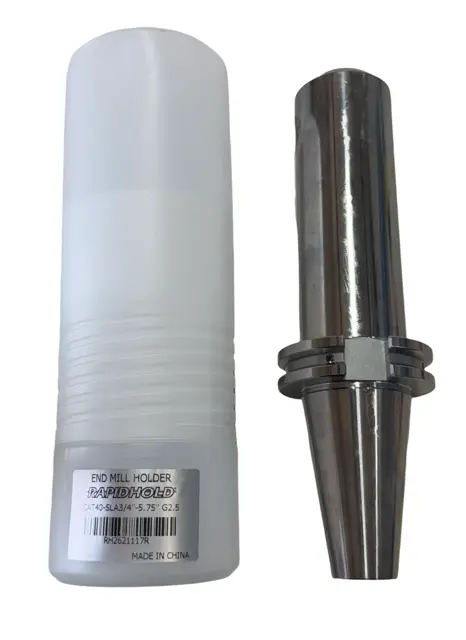 RapidHold CAT40-SLA End Mill Holder 3/4" Connectoin Diameter, 5.75" Protruding Length