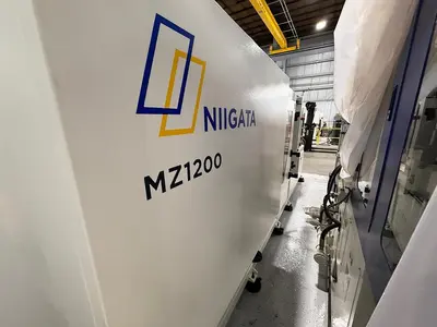 New | in-Stock 2025 NIIGATA MZ 1200/300 Injection Molding Machines Massachusetts US | Absolute Machinery #1676722