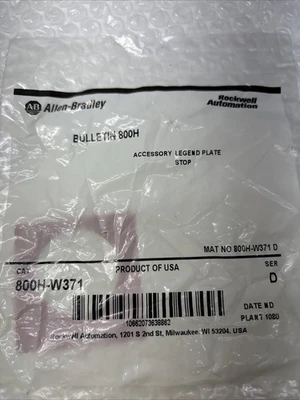 NEW ALLEN BRADLEY 800H-W371