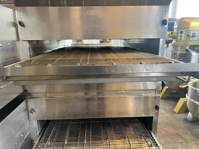 Middleby Marshall PS638G-2 65” Gas Double Impingement Conveyor Oven - Natural Gas