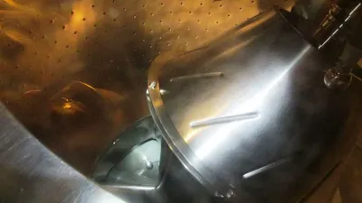 Ferrum DSZ-UR/T/HA 1250/630 perforate basket centrifuge, Eldon-coated.