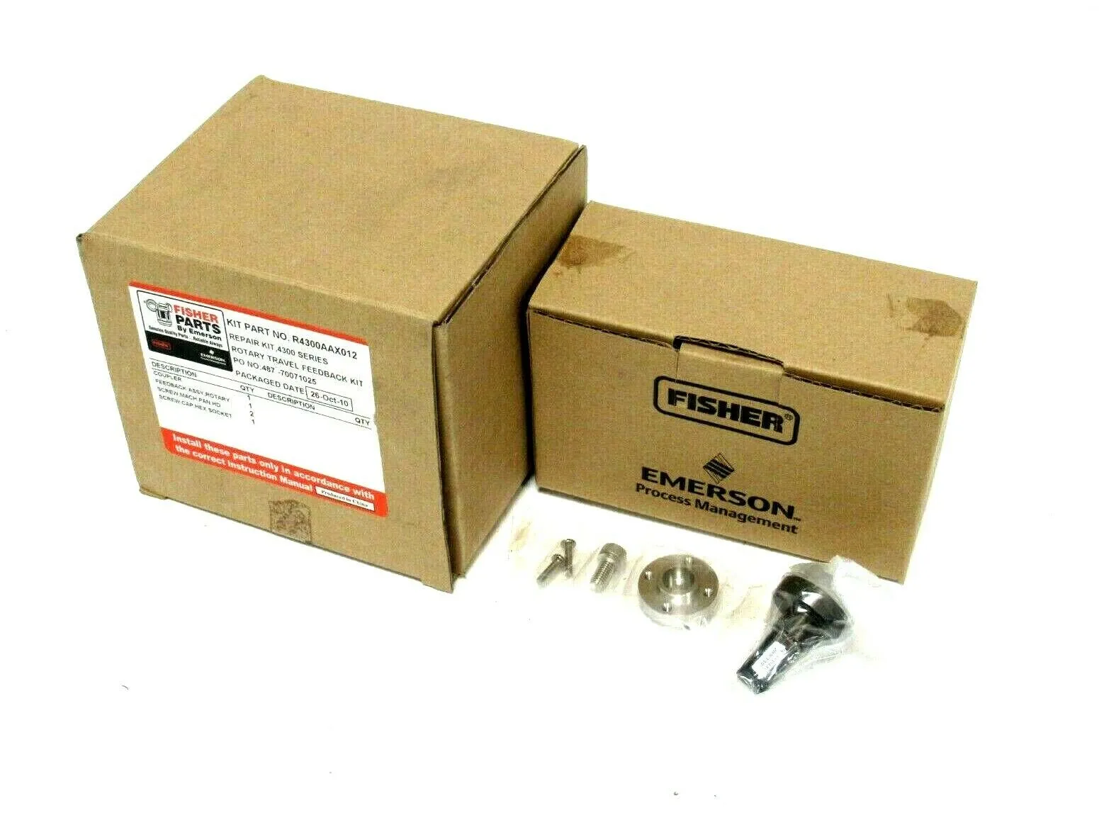 NEW FISHER R4300AAX012 ROTARY FEEDBACK TRAVEL KIT MTG4300-R23