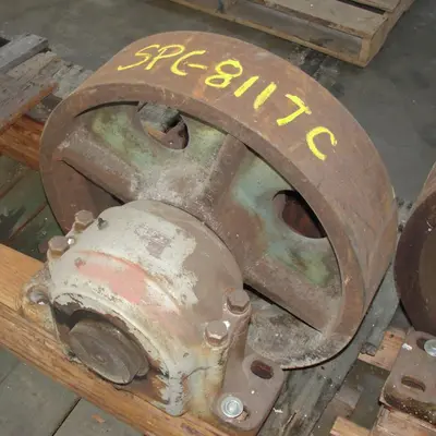 SPC8117  Miscellaneous Equipment trunnion rolls 24"dia.x 6"face, lot of 4 trunnions