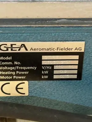 USED GEA AEROMATIC-FIELDER AG STREA-1
