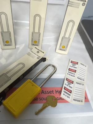New | in-Stock MASTER LOCK 411LTYLW Safety Products (Other) Ohio US | Surplus Asset Holdings #1508181