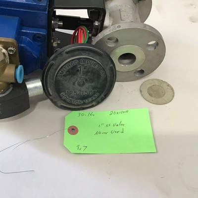 Habonim Compact H25 SR-2A2BR Full Port Pneumatic Ball Stainless Steel Valve 1″