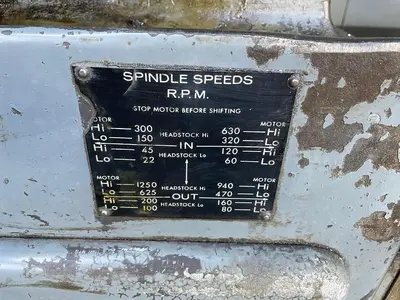 USED SHELDON 3R 15" TURRET LATHE
