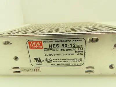 Mean Well NES-50-12 Switching Power Supply 12V DC 4.2A 50W 120VAC Input Lot of 3