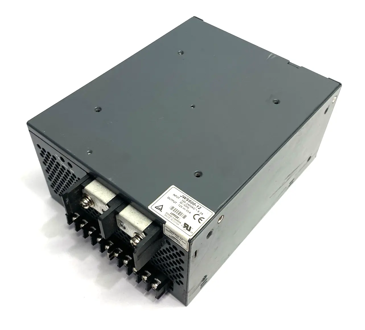 USED TDK POWER SUPPLY, ENCLOSED, AC/DC CONVERTER 12V 600W