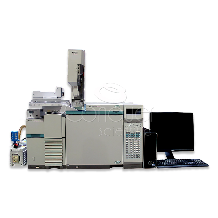 Used AGILENT TECHNOLOGIES AGILENT HP 6890 GC / 5973 MSD Mass Spectrometer | Conquer Scientific #804862
