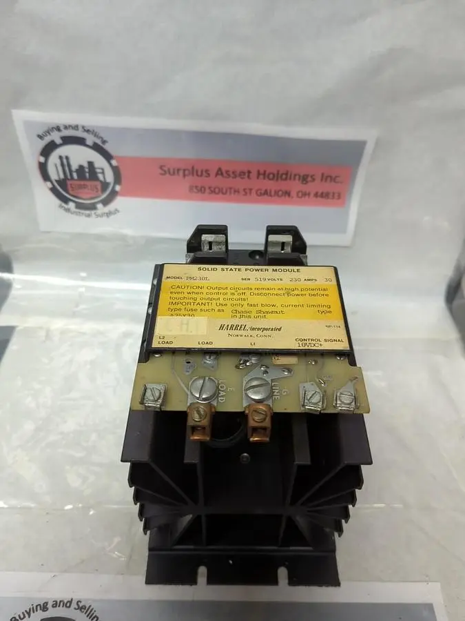 Used HARREL PM-230L Miscellaneous Equipment (Electrical & Power) | Surplus Asset Holdings #1198570