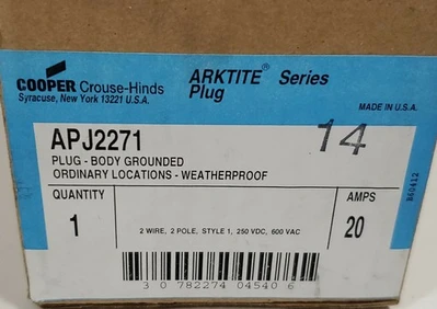 NEW Crouse Hinds APJ2271