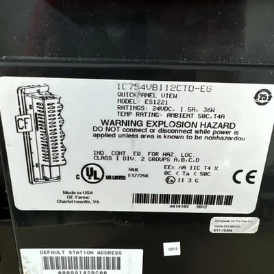 USED GE Fanuc IC754VBI12CTD-EG