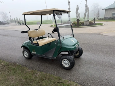 (1) 2017 E-Z-Go golf cart with a Kawasaki gas engine, model 625111G01, does not include Club canopy,...