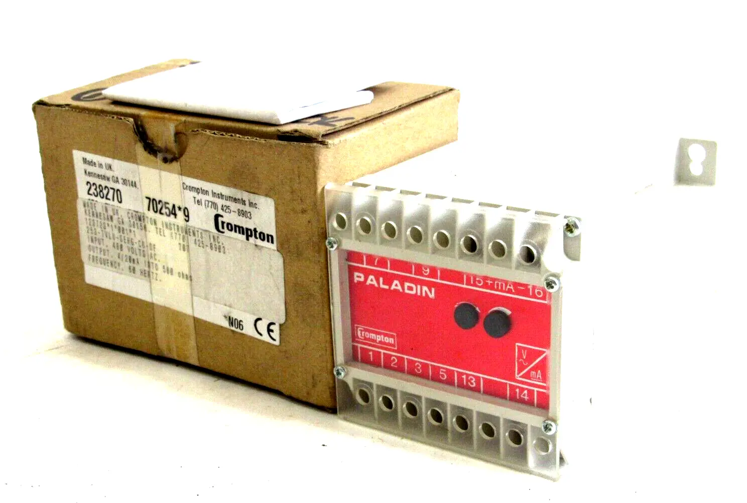 NEW CROMPTON INSTRUMENTS 253-TVLU TRANSDUCER 253-TVLU-SEHG-C6-DF