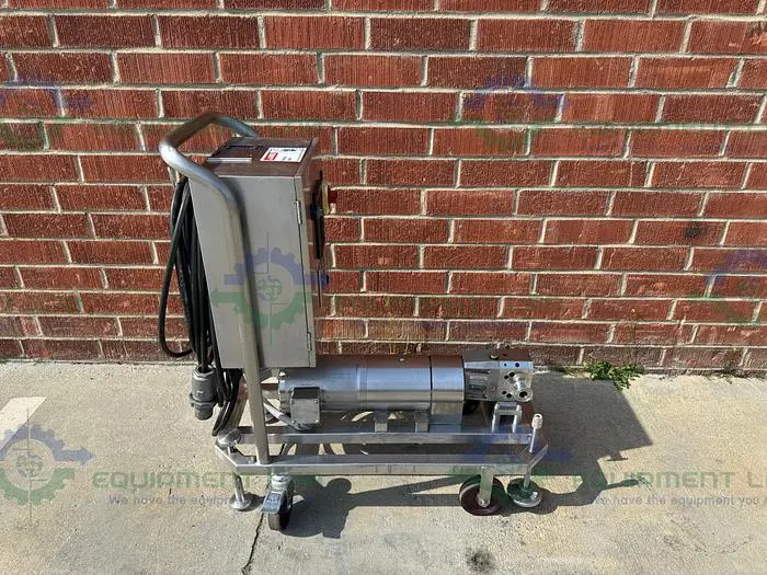 Used IDEX WRIGHT FLOW S1L ROTARY LOBE W/STAINLESS 1/2 HP MOTOR, CONTROLLER Pumps | Equipment Lab #486506