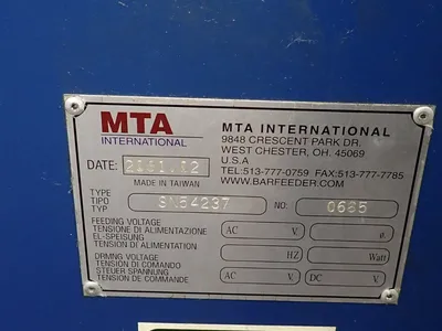 USED 2001 MTA INTERNATIONAL SN54237