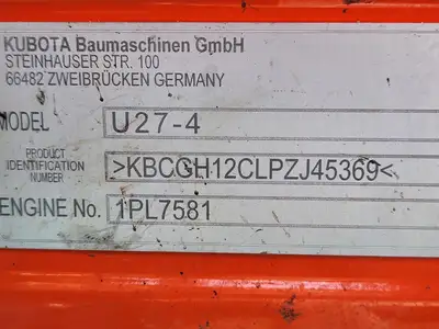 Used 2024 KUBOTA U27-4 Crawler Excavators - Mini | Abele Tractor #1342838