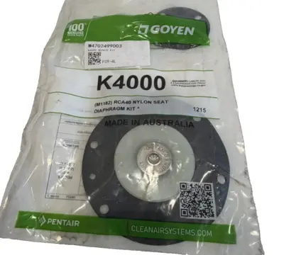 NEW GOYEN K4000 RCA40 NYLON SEAT DIAPHRAGM KIT