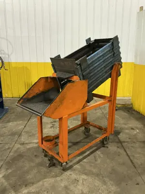 36” x 18” x 18” STEEL STACKABLE PARTS BIN TUB CONTAINER WITH DUMP DOOR, 200+ AVAILABLE: YOBRO #25062