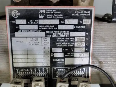 USED HAMMOND MANUFACTURING GS9P