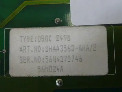 USED ABB 3HAA3563-AHA/2
