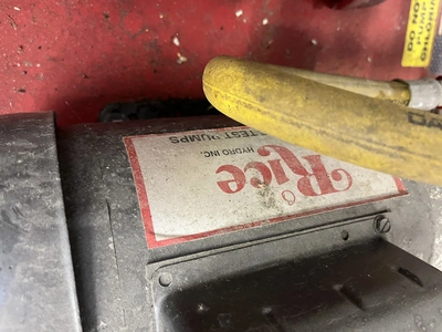 Used RICE HOSE AND NOZZLE TESTER Hydrostatic Pipe Testers Michigan US | Miedema Asset Management Group #1468128