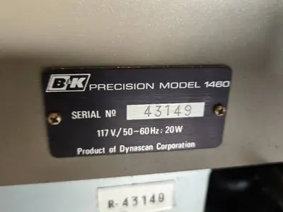 B&K Precision Model 1460 Oscilloscope with Manual and Accessories