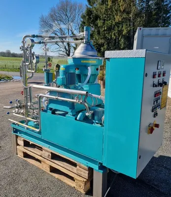 Alfa-Laval WSPX 303 TGP-71-50 concentrator skid.