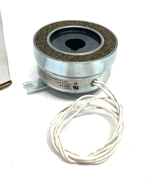 Used Inertia Dynamics SL Series Electromagnetic Clutches, 24 VDC, 80 in-lbs Misc Electrical & Power Parts Michigan US | Maverick Industrial Sales #1401223