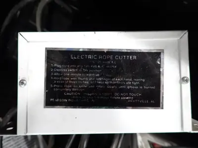 Pearson Industries Electric Rope Cutter