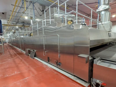 2024 Henry Group 5-zone indirect fired tunnel oven with loader and unloader
