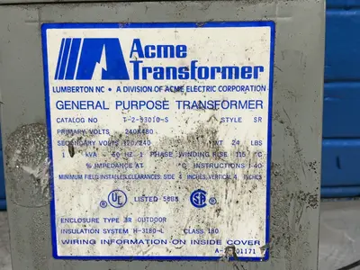 Used ACME T253010S Transformers Ohio US | HGR 24 #1455381