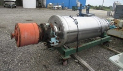 Sharples PM-75,000 Super-D-Canter centrifuge, 316SS.