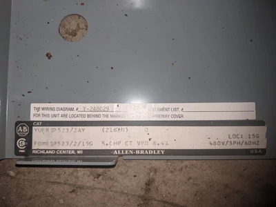 USED ALLEN BRADLEY YUERSP523/2AY (2162N) Q