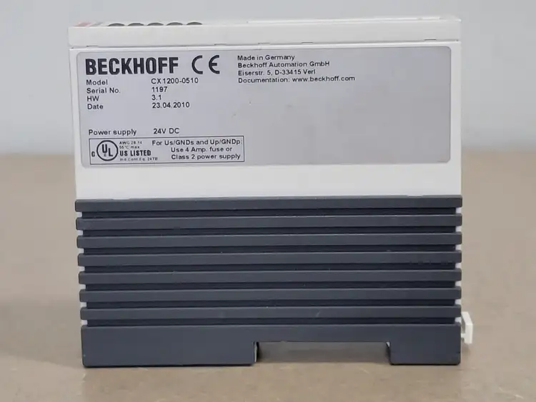 Used BECKHOFF AUTOMATION CX1200-0510 Misc Electrical & Power Parts British Columbia CA | Lenmark #252155