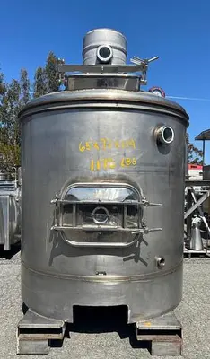 Still, 650 Gallon, S/st, Column, Condenser, Steam Heated #5991409