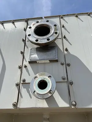 Heat Exchanger, Air-Fin Tube, 1200 deg F, Canon Boiler Works #S744456