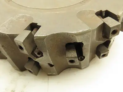 RK Tool Dijet SMC8.024-11020L Indexable Face Mill 24-Insert Triple Cutter 8" RH