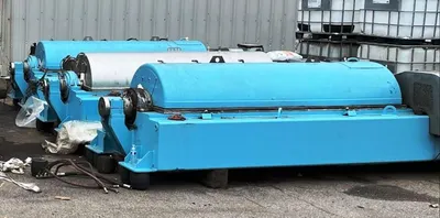 (6) Flottweg Z6E-4/451 (24 x 98) decanter centrifuges, 316SS.