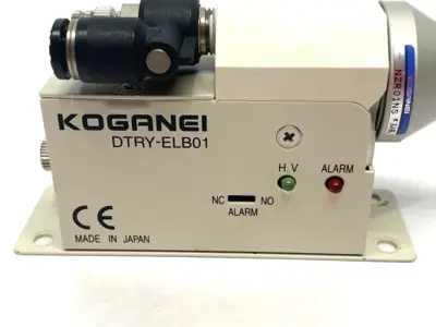 Used Koganei Single-Head Type Ioninzer Air-Blower 2000V Electrostatic Air Cleaners Michigan US | Maverick Industrial Sales #1395550