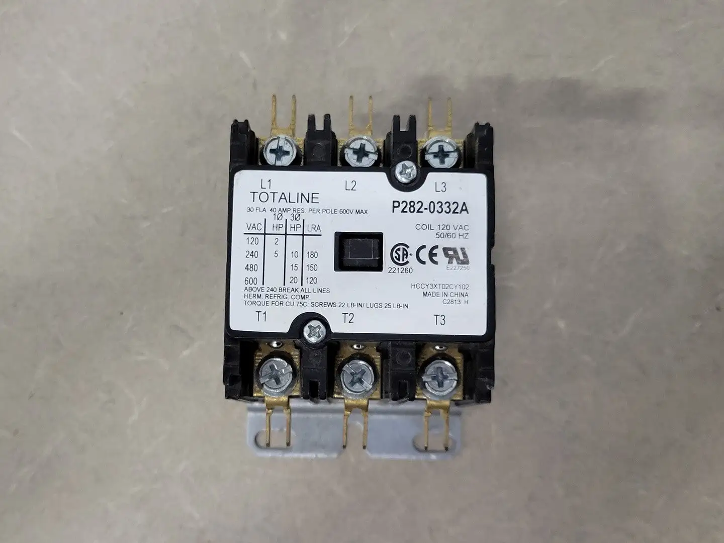 USED TOTALINE P282-0332A