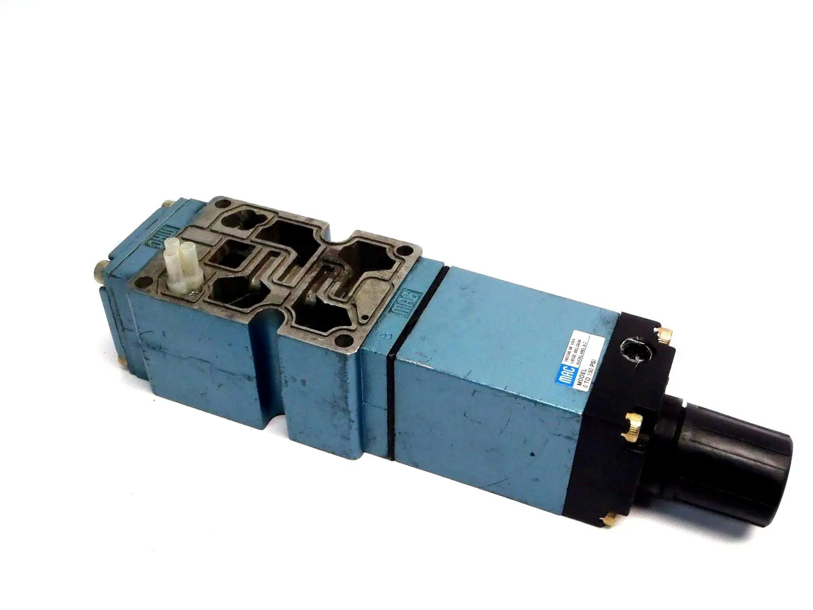Used MAC VALVES REGULATOR VALVE 0-150 PSI BASE ONLY 1696 Solenoid Valves | Maverick Industrial Sales #1109251
