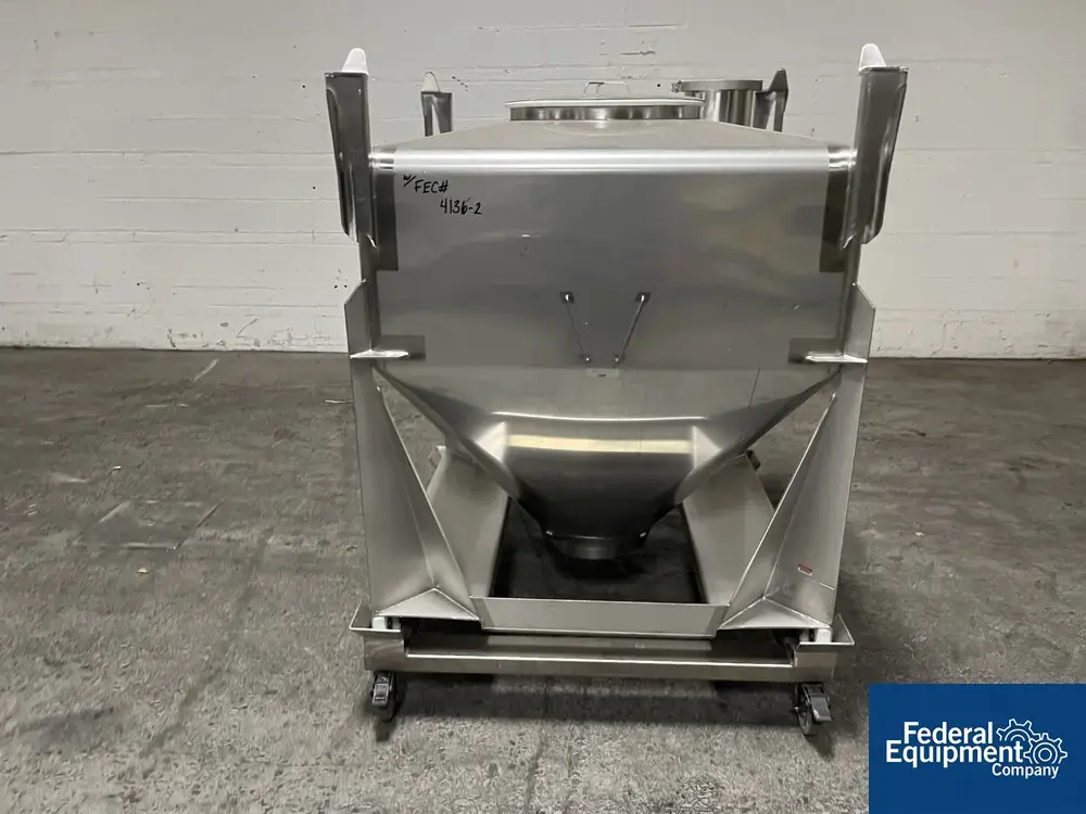 USED Matcon 1,000 Liter Matcon IBC Bin, S/S