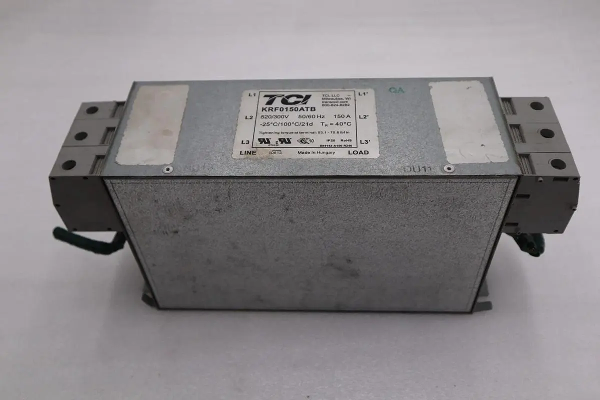 TCI TRANS COIL KRF0150ATB EMI/RFI (KRF) FILTER 480 VOLT STOCK 5788