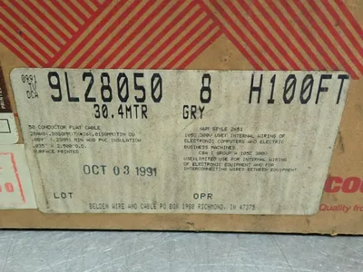 Used BELDEN 9L280508H100FT Cable & Wire Ohio US | HGR 24 #914448